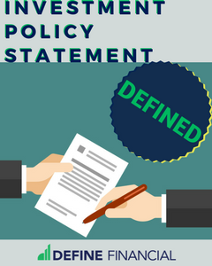 Define Investment Policy Statement