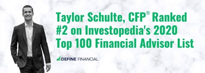 Investopedia Top Financial Advisors: Taylor Schulte Ranked #2 in U.S.